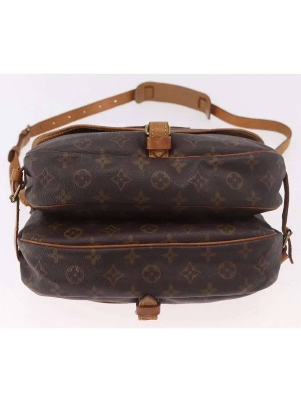 Authentic LOUIS VUITTON Monogram Saumur 30 Shoulder Bag M42256 LV